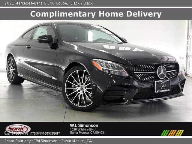 2021 Mercedes-Benz C 300 Coupe in Black