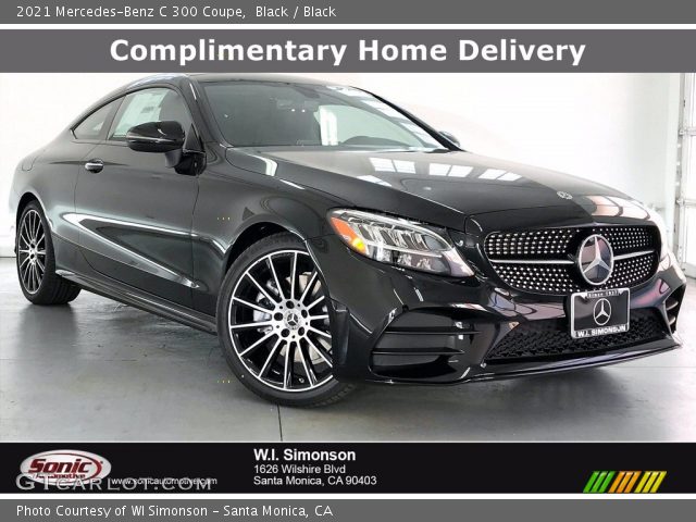 2021 Mercedes-Benz C 300 Coupe in Black