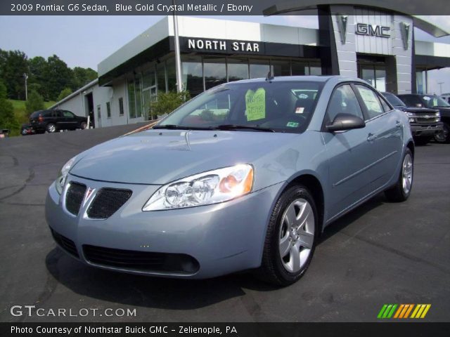 2009 Pontiac G6 Sedan in Blue Gold Crystal Metallic