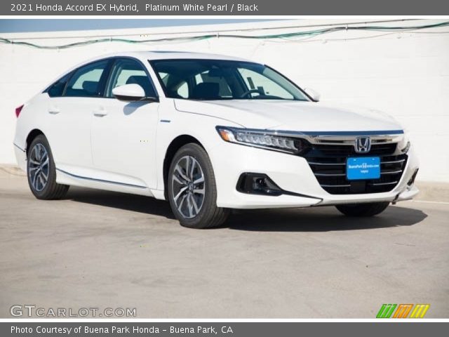 2021 Honda Accord EX Hybrid in Platinum White Pearl