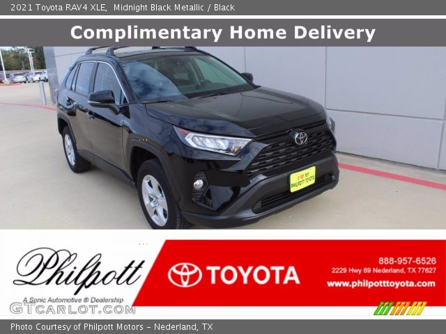 2021 Toyota RAV4 XLE in Midnight Black Metallic