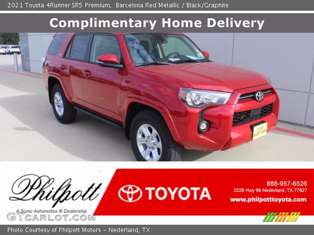 2021 Toyota 4Runner SR5 Premium in Barcelona Red Metallic