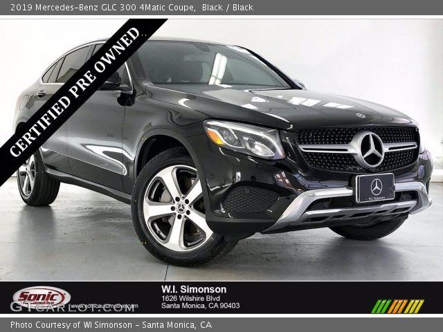 2019 Mercedes-Benz GLC 300 4Matic Coupe in Black