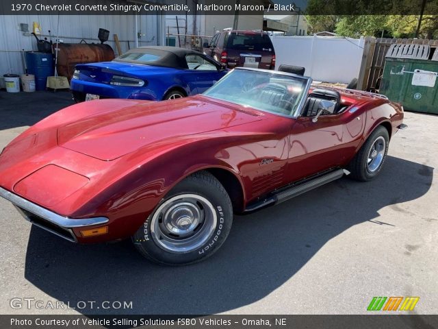 1970 Chevrolet Corvette Stingray Convertible in Marlboro Maroon