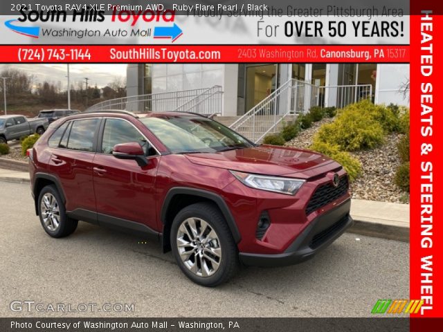 2021 Toyota RAV4 XLE Premium AWD in Ruby Flare Pearl