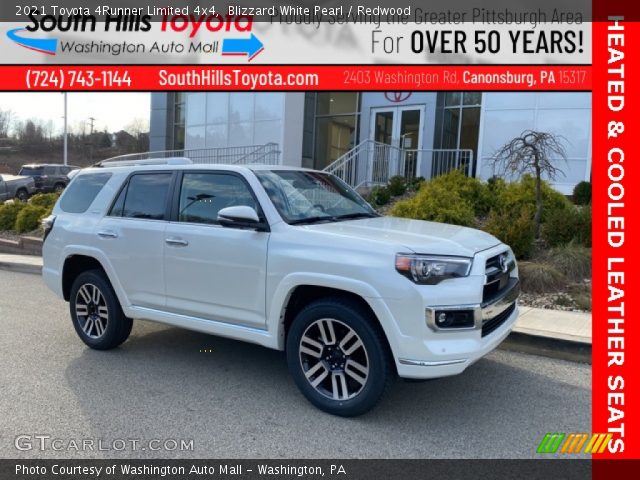 2021 Toyota 4Runner Limited 4x4 in Blizzard White Pearl