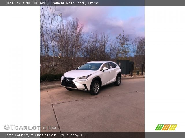 2021 Lexus NX 300 AWD in Eminent White Pearl