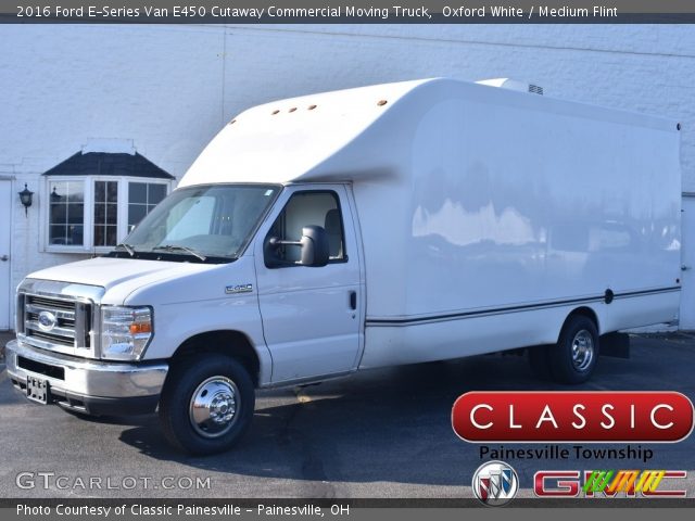 2016 Ford E-Series Van E450 Cutaway Commercial Moving Truck in Oxford White