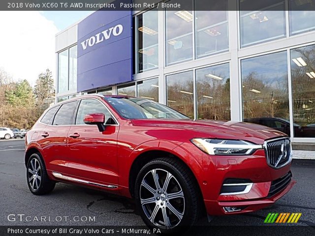 2018 Volvo XC60 T6 AWD Inscription in Passion Red
