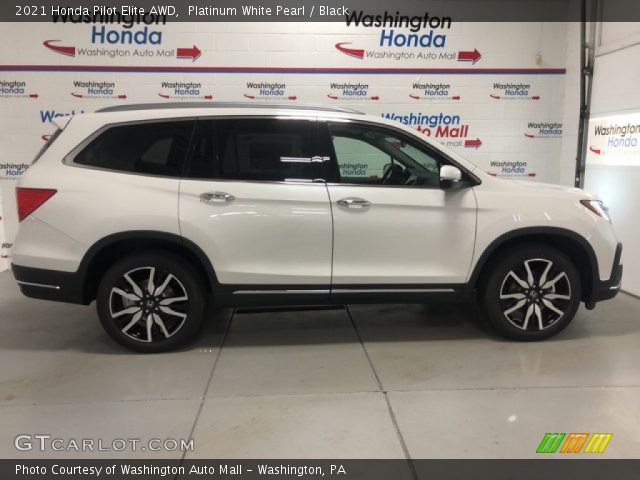 2021 Honda Pilot Elite AWD in Platinum White Pearl