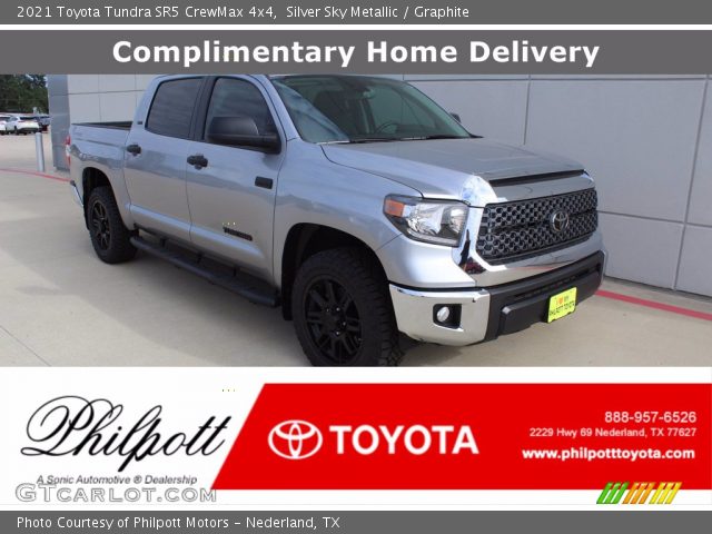 2021 Toyota Tundra SR5 CrewMax 4x4 in Silver Sky Metallic