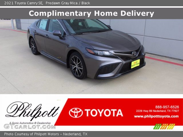 2021 Toyota Camry SE in Predawn Gray Mica