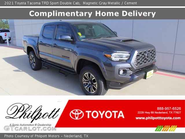 2021 Toyota Tacoma TRD Sport Double Cab in Magnetic Gray Metallic