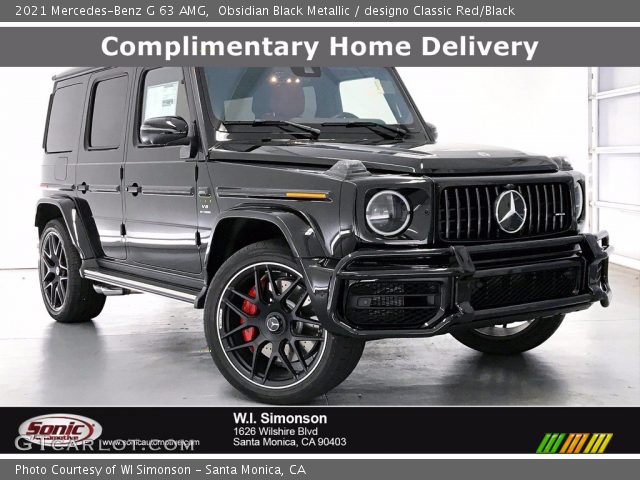 2021 Mercedes-Benz G 63 AMG in Obsidian Black Metallic