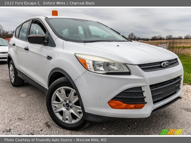 2013 Ford Escape S in Oxford White