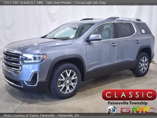 2021 GMC Acadia SLT AWD in Satin Steel Metallic
