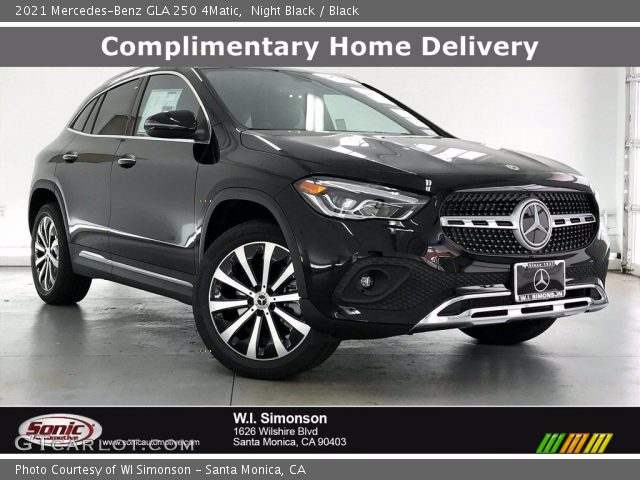 2021 Mercedes-Benz GLA 250 4Matic in Night Black