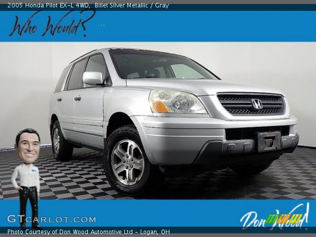 2005 Honda Pilot EX-L 4WD in Billet Silver Metallic