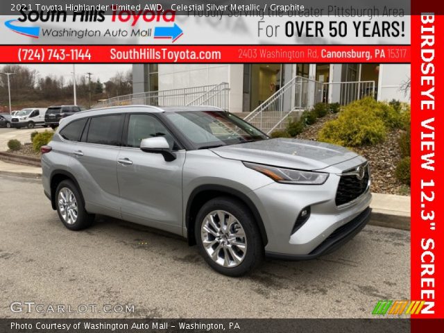 2021 Toyota Highlander Limited AWD in Celestial Silver Metallic