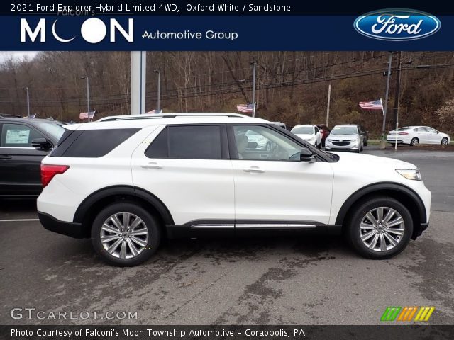 2021 Ford Explorer Hybrid Limited 4WD in Oxford White