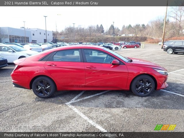 2021 Hyundai Elantra SEL in Calypso Red