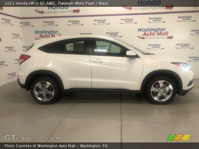 2021 Honda HR-V EX AWD in Platinum White Pearl