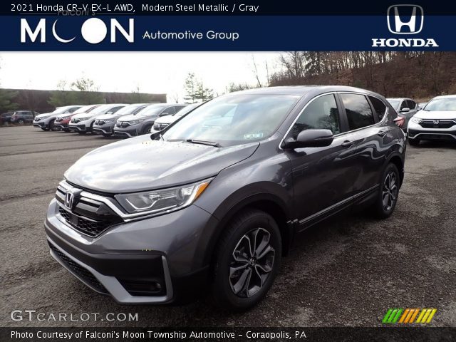 2021 Honda CR-V EX-L AWD in Modern Steel Metallic