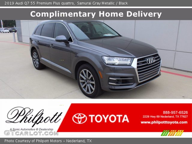 2019 Audi Q7 55 Premium Plus quattro in Samurai Gray Metallic