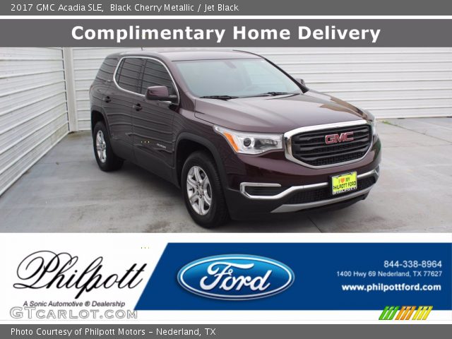 2017 GMC Acadia SLE in Black Cherry Metallic