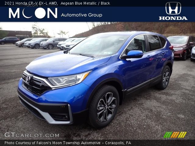 2021 Honda CR-V EX-L AWD in Aegean Blue Metallic