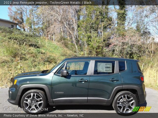 2021 Jeep Renegade Jeepster in TechnoGreen Metallic