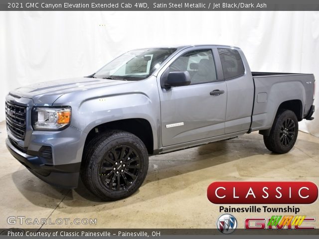 2021 GMC Canyon Elevation Extended Cab 4WD in Satin Steel Metallic