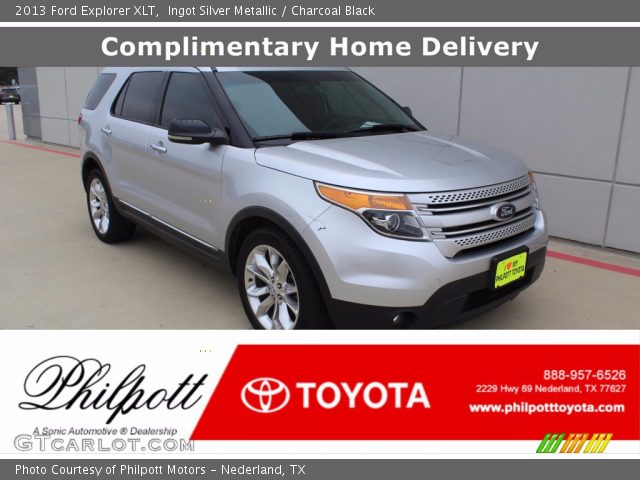 2013 Ford Explorer XLT in Ingot Silver Metallic