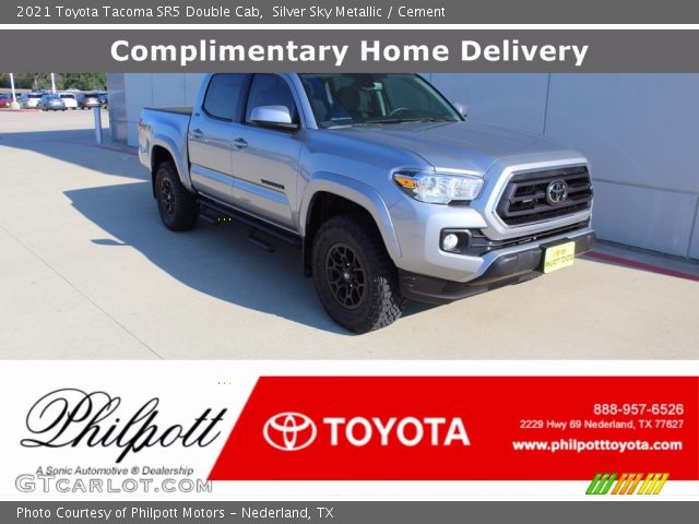 2021 Toyota Tacoma SR5 Double Cab in Silver Sky Metallic