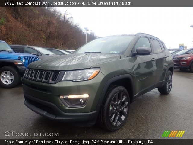2021 Jeep Compass 80th Special Edition 4x4 in Olive Green Pearl