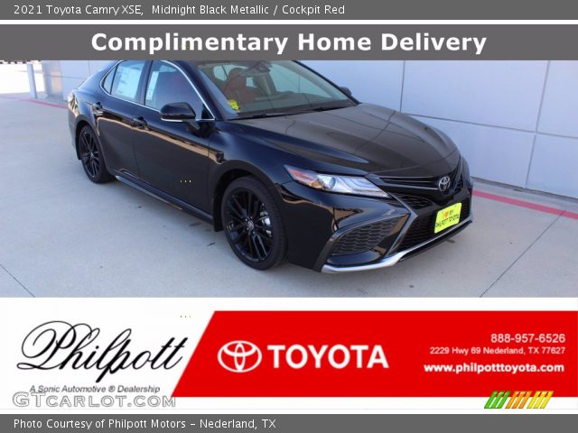 2021 Toyota Camry XSE in Midnight Black Metallic