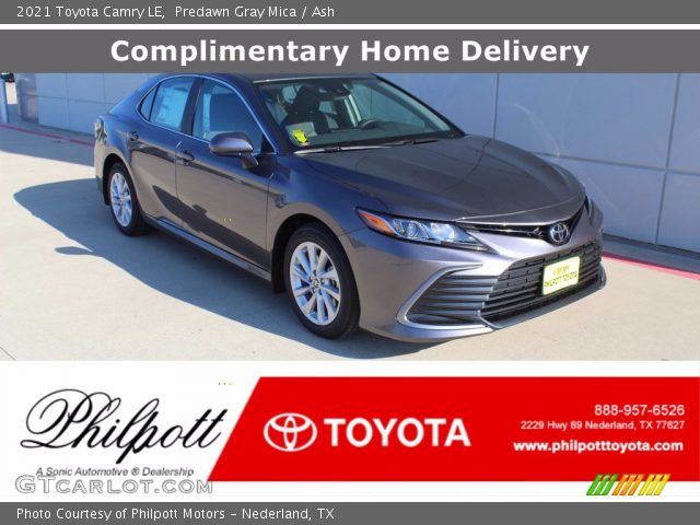 2021 Toyota Camry LE in Predawn Gray Mica