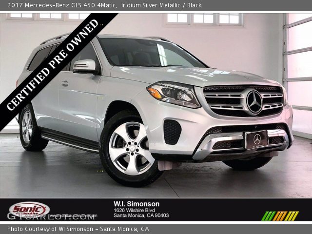 2017 Mercedes-Benz GLS 450 4Matic in Iridium Silver Metallic