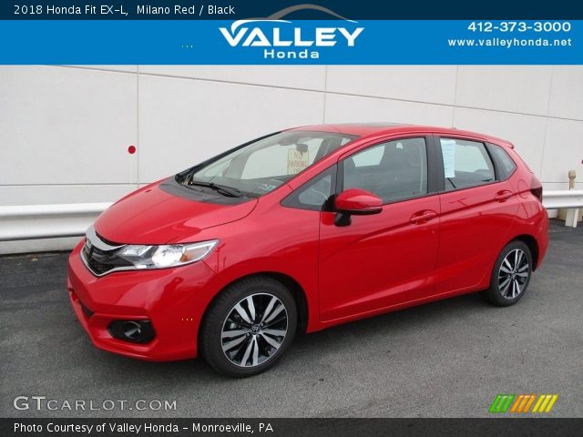 2018 Honda Fit EX-L in Milano Red