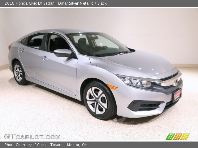 2018 Honda Civic LX Sedan in Lunar Silver Metallic