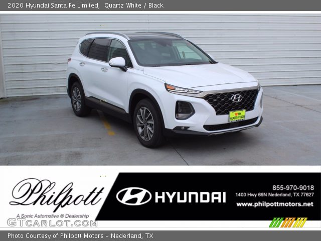 2020 Hyundai Santa Fe Limited in Quartz White