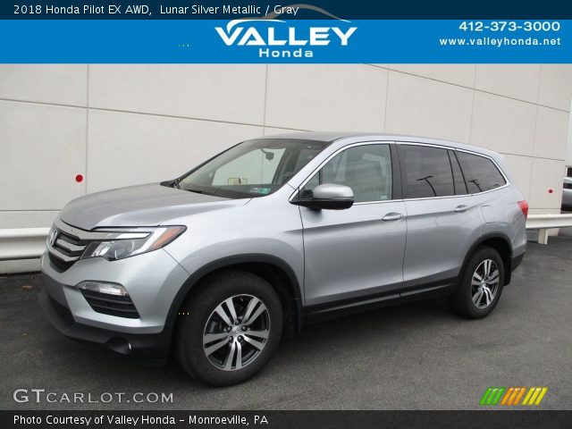 2018 Honda Pilot EX AWD in Lunar Silver Metallic