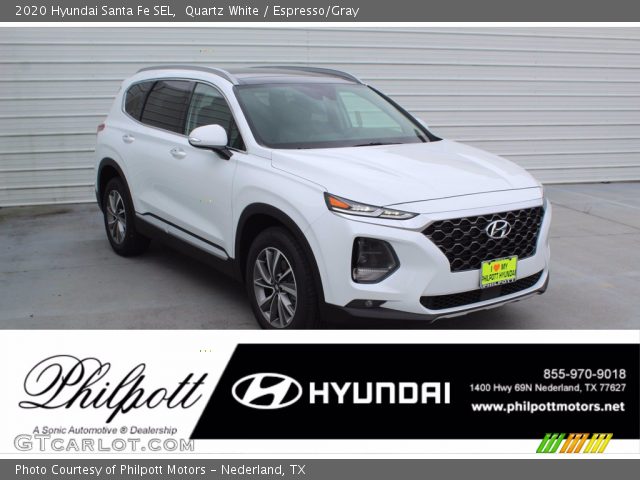 2020 Hyundai Santa Fe SEL in Quartz White