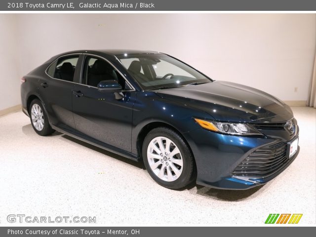 2018 Toyota Camry LE in Galactic Aqua Mica