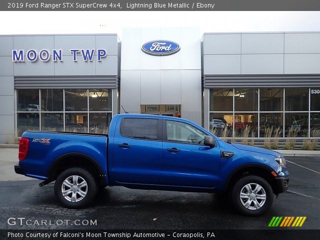 2019 Ford Ranger STX SuperCrew 4x4 in Lightning Blue Metallic