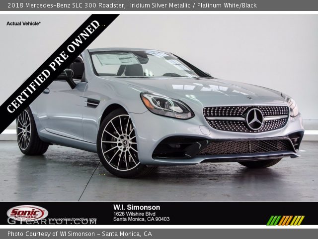 2018 Mercedes-Benz SLC 300 Roadster in Iridium Silver Metallic