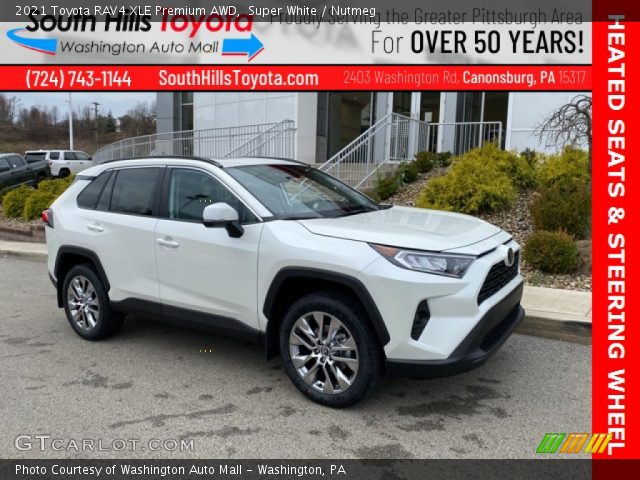 2021 Toyota RAV4 XLE Premium AWD in Super White