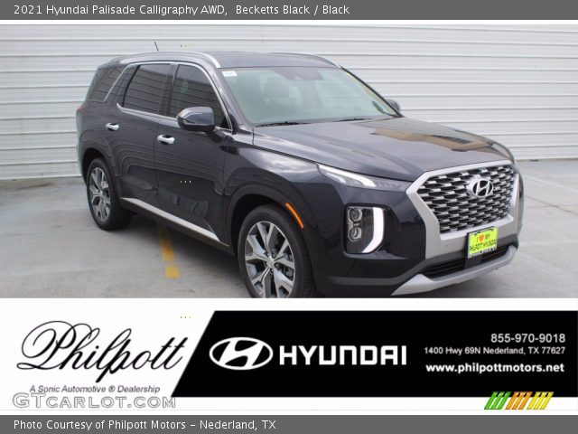 2021 Hyundai Palisade Calligraphy AWD in Becketts Black