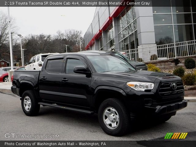 2019 Toyota Tacoma SR Double Cab 4x4 in Midnight Black Metallic