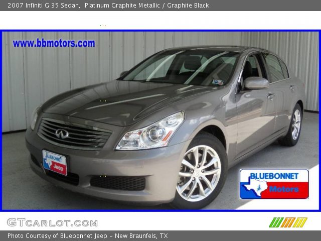 2007 Infiniti G 35 Sedan in Platinum Graphite Metallic